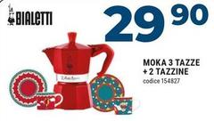 Bialetti - Moka 3 Tazze + 2 Tazzine