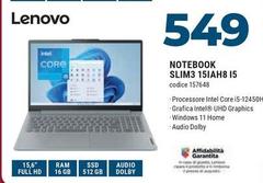 Lenovo - Notebook Slim3 15IAH8 15
