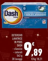 Dash - Detersivo Lavatrice In Pods