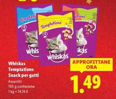 Whiskas - Temptations Snack Per Gatti