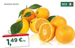 Origine - Arance Navel