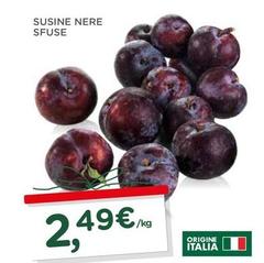 Origine - Susine Nere Sfuse