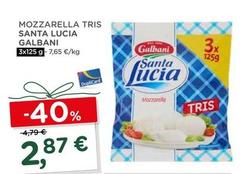 Galbani - Mozzarella Tris Santa Lucia