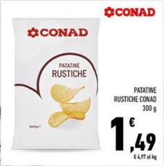 Conad - Patatine Rustiche