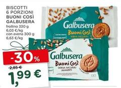 Galbusera - Biscotti 6 Porzioni Buoni Così