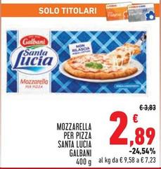 Galbani - Mozzarella Per Pizza Santa Lucia