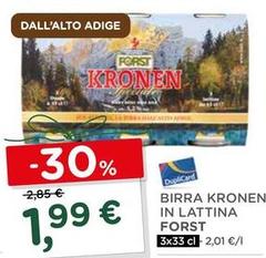 Forst - Birra In Lattina
