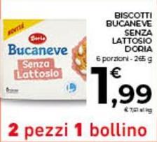 Doria - Biscotti Bucaneve Senza Lattosio