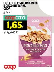 Coop - Fiocchi Di Riso Con Grano E Orzo Integrali