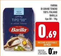 Barilla - Farina Di Grano Tenero 100% Italiano