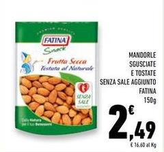 Fatina - Mandorle Sgusciate E Tostate Senza Sale Aggiunto