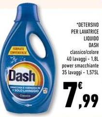 Dash - Detersivo Per Lavatrice Liquido