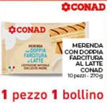 Conad - Merenda Con Doppia Farcitura Al Latte