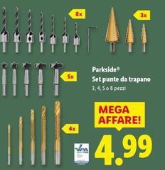 Parkside - Set Punte Da Trapano