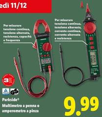 Parkside - Multimetro A Penna O Amperometro A Pinza