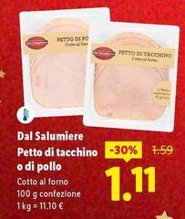 Dal Salumiere - Petto Di Tacchino O Di Pollo