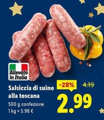 Salsiccia Di Suino Alla Toscana