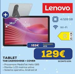 Lenovo - Tablet Tab ZAEH0049SE + Cover
