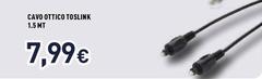 Cavo Ottico Toslink 1.5 Mt
