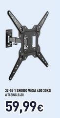 Ioplee - 32-55 1 Snodo Vesa 400 30kg WTCSINGLE400