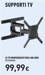 Ioplee - 42-75 Pantografo Vesa 400 45kg WTCPANT400
