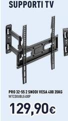 Ioplee - Supporti TV Pro 32-55 2 Snodi Vesa 400 35kg