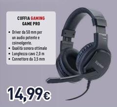 Ioplee - Cuffia Gaming Game Pro
