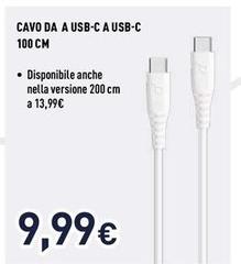 Ioplee - Cavo Da A Usb-c A Usb-c 100 Cm