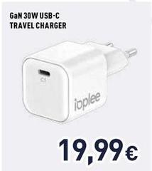 Ioplee - Gan 30w Usb-C Travel Charger