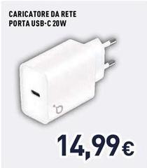 Ioplee - Caricatore Da Rete Porta Usb-c 20w 