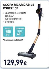 Electroline - Scopa Ricaricabile PSRE2116F