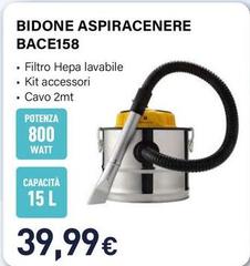 Electroline - Bidone Aspiracenere BACE158 