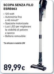 Electroline - Scopa Senza Filo ESRE663 