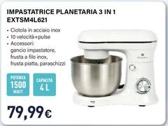 Electroline - Impastatrice Planetaria 3 In 1 EXTSM4L621