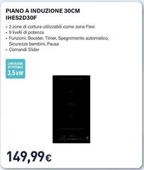 Electroline - Piano A Induzione 30cm IHES2D30F