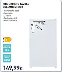 Electroline - Frigorifero Tavolo SDLE11NSM1WE0