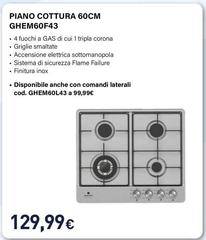 Corona - Piano Cottura 60cm Ghem60f43