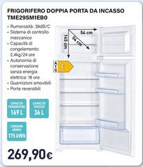 Electroline - Frigorifero Doppia Porta Da Incasso TME29SM1EB0
