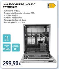 Electroline - Lavastoviglie Da Incasso DWEM13BI2S