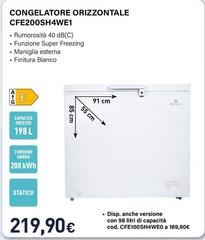 Electroline - Congelatore Orizzontale CFE200SH4WE1