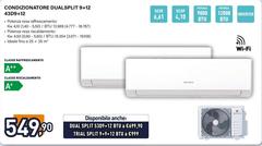 Electroline - Condizionatore Dualsplit 9+12 43D9+12