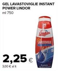 Lindor - Gel Lavastoviglie Instant Power
