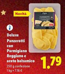 Deluxe - Panzerotti Con Parmigiano Reggiano E Aceto Balsamico