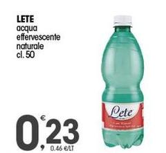 Lete - Acqua Effervescente Naturale
