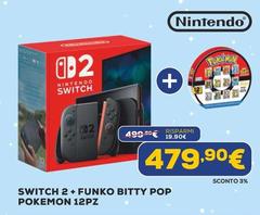 Nintendo - Switch 2 + Funko Bitty Pop Pokemon 12Pz