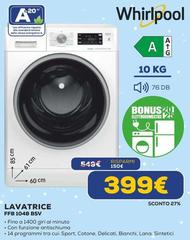 Whirlpool - Lavatrice FFB 1048 BSV