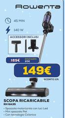 Rowenta - Scopa Ricaricabile RH 6A35