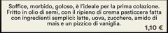 Soffice - , Morbido, Goloso, À L'ideale Per La Prima Colazione. Fritto In Olio Di Semi, Con I Ripieno Di Crema Pasticcera Fatta Con Ingredienti