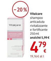 Vitalcare - Shampoo Anticaduta Rivitalizzante E Fortificante 250 Ml