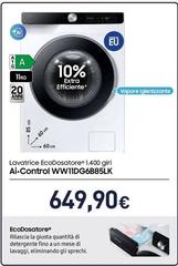 Samsung - Lavatrice Ecodosatore 1.400 Giri Ai-Control WW11DG6B85LK
